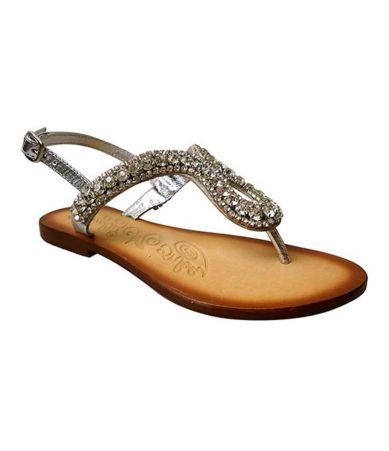 Naughty Monkey Pony Pass Jeweled Sandals | Dillards
