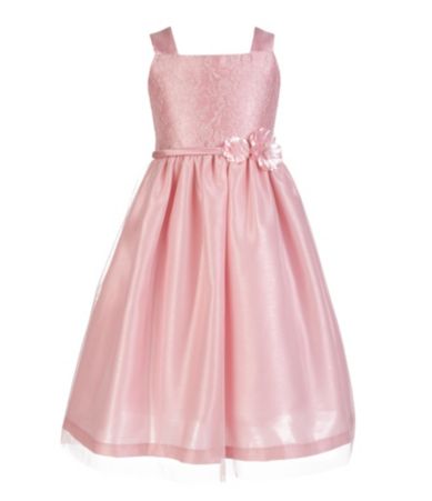 ... Copeland 7-12 Sleeveless Lace-Bodice Flower Girl Dress | Dillards