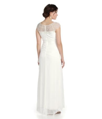 Xscape Beaded-Yoke Gown