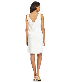 Adrianna Papell Sleeveless Beaded Dress
