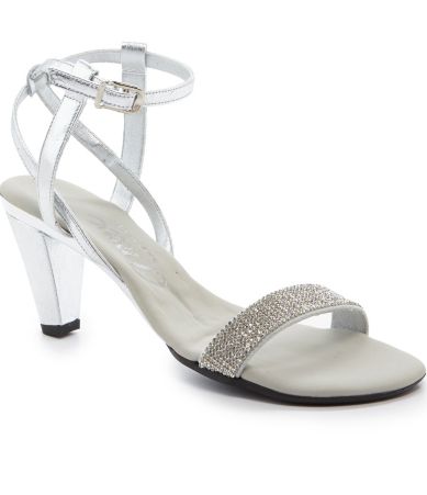 dillards silver sandals