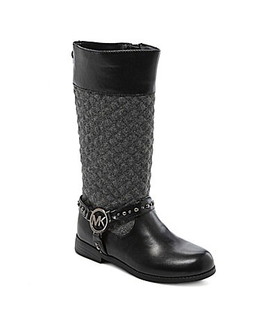 all michael michael kors michael michael kors girls emma flannel boots ...