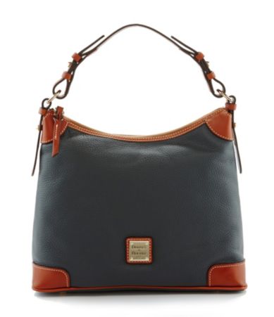 Dooney & Bourke Pebble Leather Hobo Bag Dillards