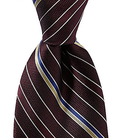 Cremieux Complex-Stripe Silk Tie | Dillards