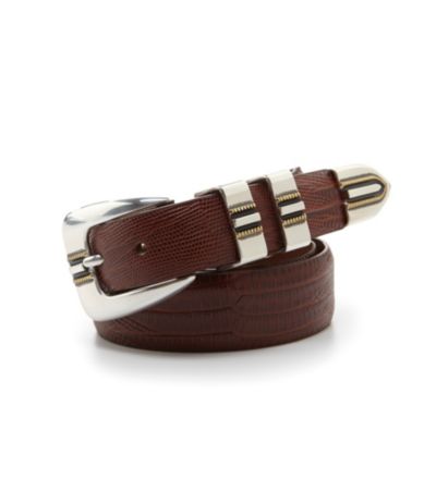 Johnston & Murphy Men´s Lizard Belt Dillards