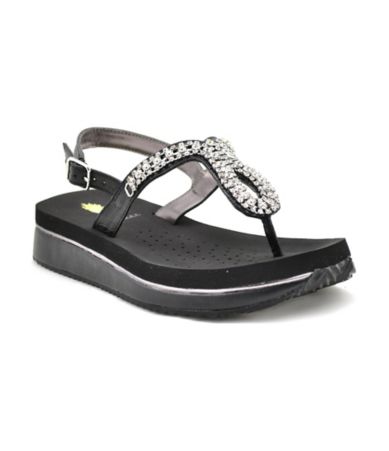 Volatile Jeweled Sandals | Dillards