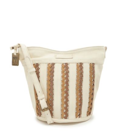 shop all frye frye tricia woven bucket cross body bag print wanelo ...