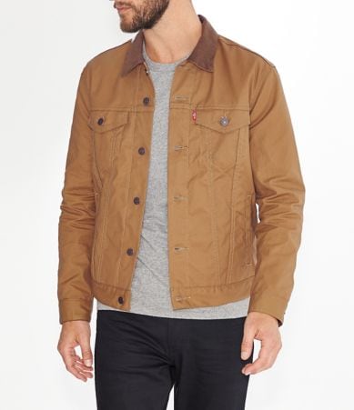 levi's waxed trucker jacket