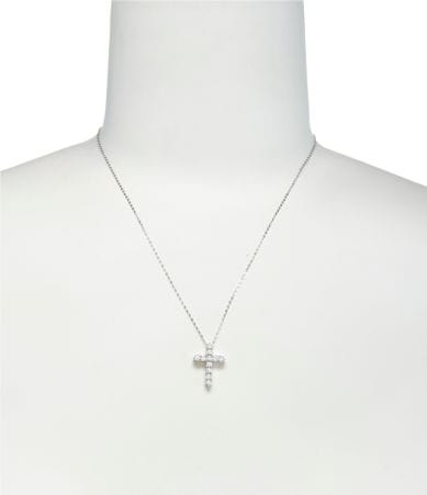 Nadri Cubic Zirconia Cross Pendant Necklace Dillards