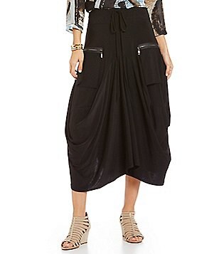 IC Collection Long Zipper Skirt