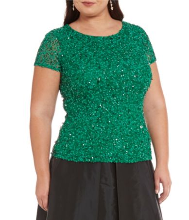 dillard's plus size tops