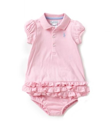 Ralph Lauren Childrenswear Baby Girls 324 Months Polo Cupcake Dress Dillards