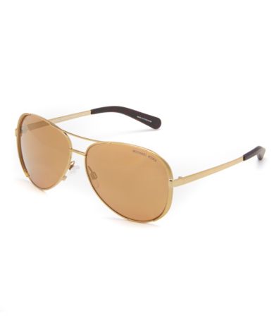 Michael Kors Chelsea Polarized Aviator Sunglasses Dillards