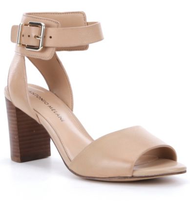 antonio melani paislee satin ankle strap platform dress sandals