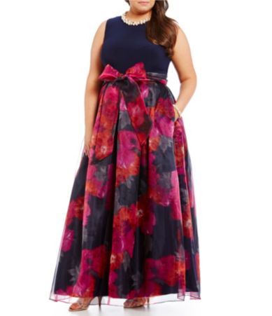 floral organza long frocks