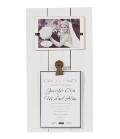 Mud Pie Wedding Collection Invitation Clip Frame Dillards