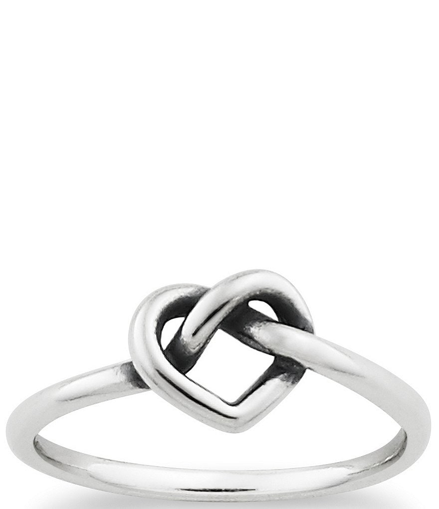 James Avery Delicate Heart Knot Ring Dillards