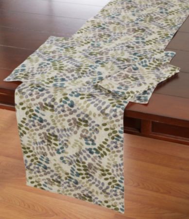 Noble Excellence Nature Leaf Cotton & Linen Table Linens Dillards