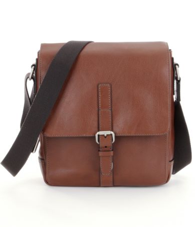 Fossil Davis Leather Small Tablet Messenger Bag Dillards