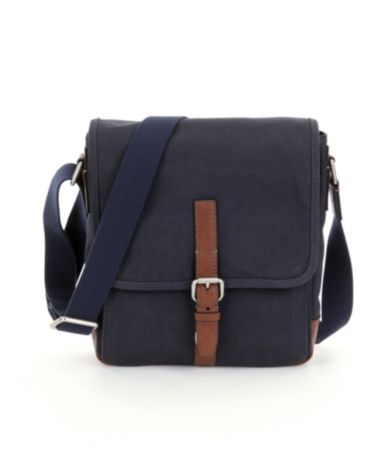 Fossil Davis Canvas Small Tablet Messenger Bag Dillards