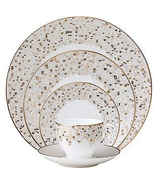 Nikko Spangles Shimmering Bone China 5-Piece Place Setting