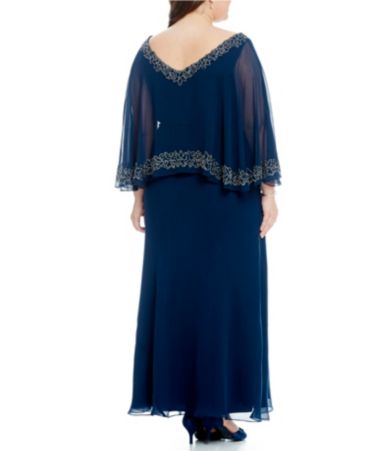 j kara beaded popover gown
