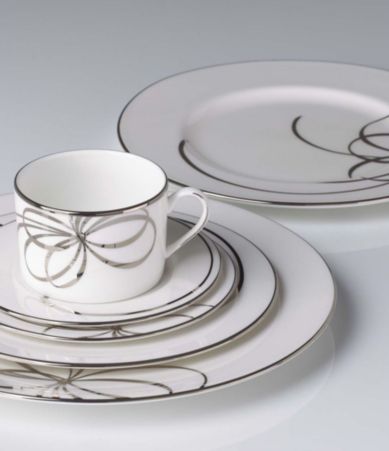 kate spade new york Belle Boulevard Bow Platinum China Dillards