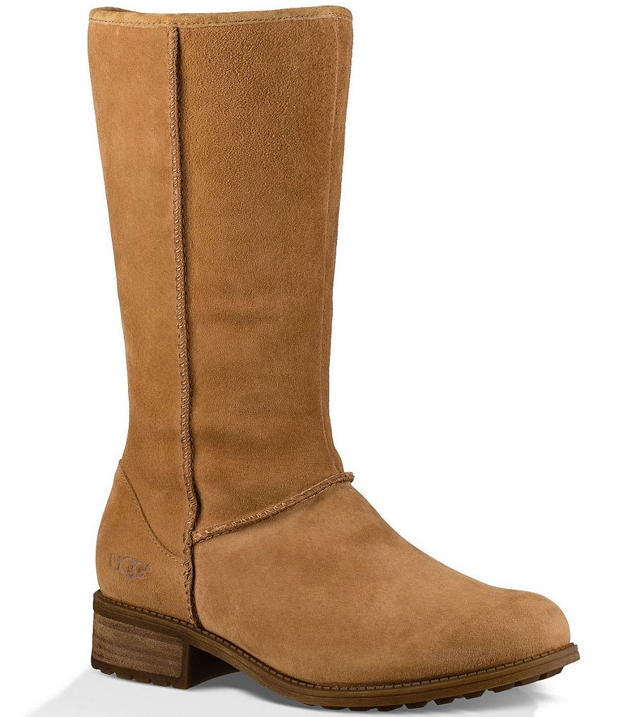 Chestnut:UGG® Linford Silkee™ Tall Boots