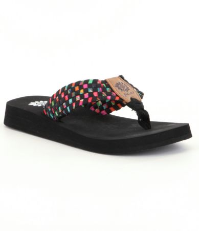 dillards flip flops