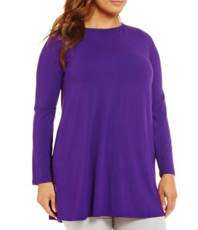 dillard's plus size tops