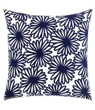 kate spade new york Ikat Dot Daisy Crewel Square Pillow Dillards