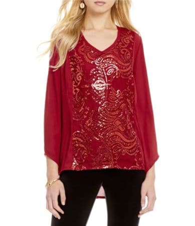 dillards womens dressy tops