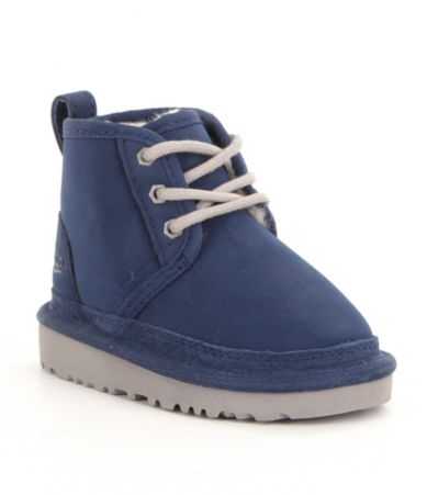 blue and white uggs
