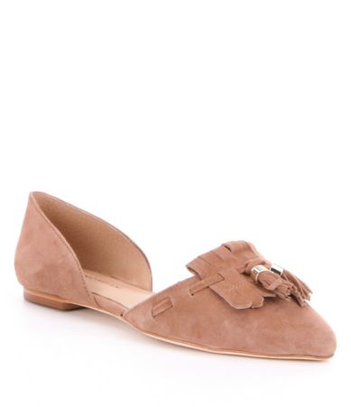 antonio melani suede flats