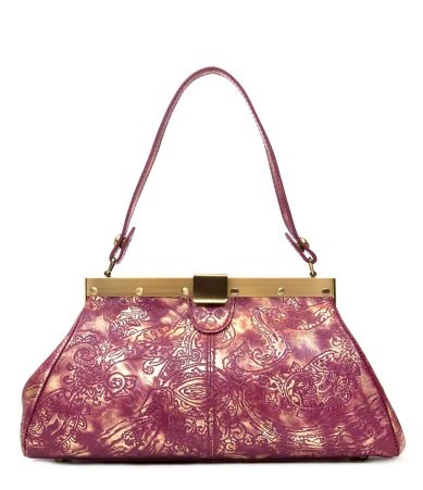 Patricia Nash Metallic Overdye Collection Ferrara Frame Satchel Dillards