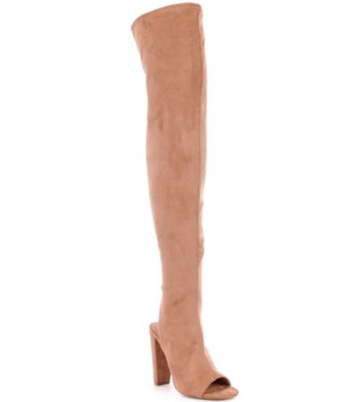 steve madden low heel over the knee boots