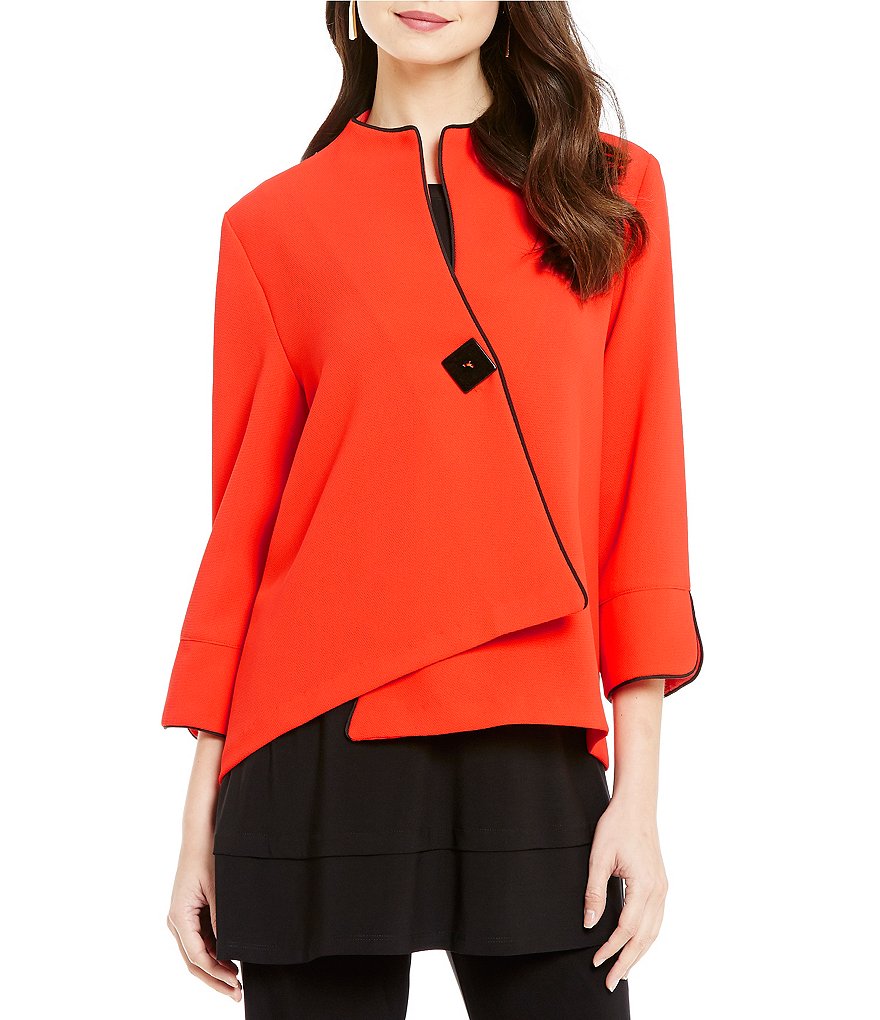 IC Collection One-Button Asymmetrical Jacket