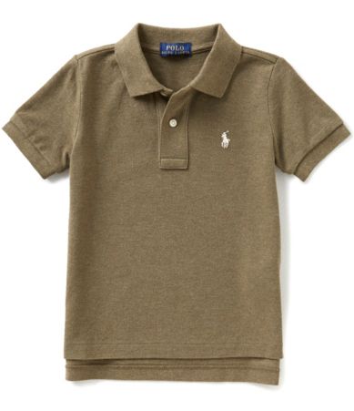 Ralph Lauren Childrenswear Big Boys 820 ShortSleeve Ribbed Polo Shirt Dillards