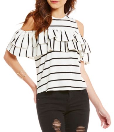 cold shoulder tops for juniors