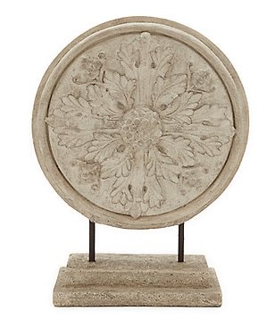 Southern Living Leaf Medallion Ash Statue