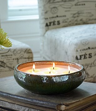 FlashPoint Candle Artisan Saxon Rustic Woods Multi-Wick Pottery Candle