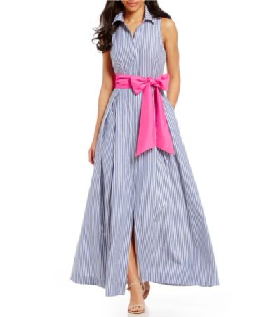 collared maxi top