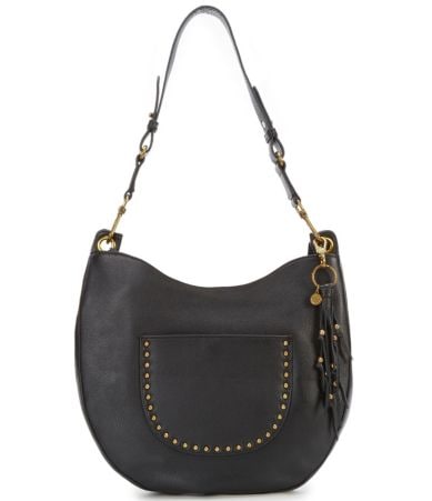 The Sak Zinnia Tasseled Studded Hobo Bag | Dillards