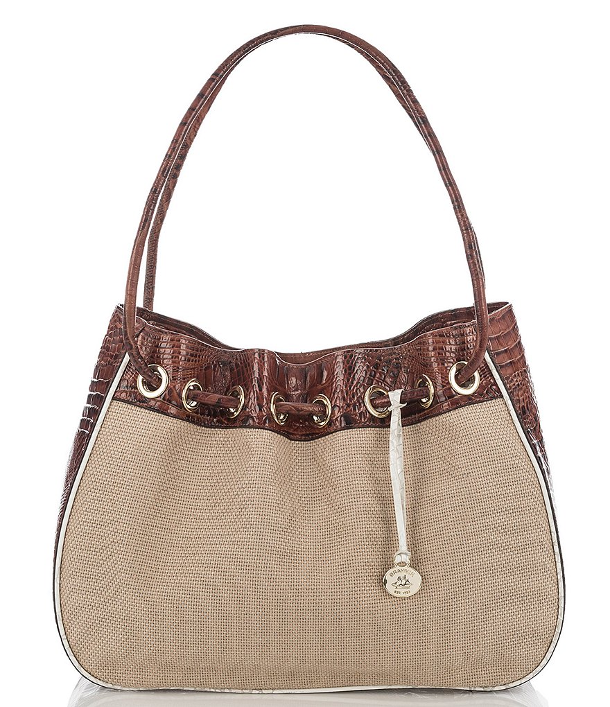 Brahmin Bal Harbour Collection Amy Drawstring Tote
