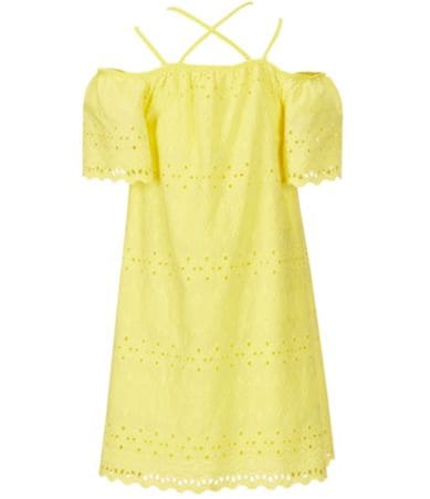 dillards yellow dress