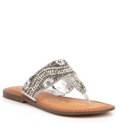 naughty monkey sandals dillards