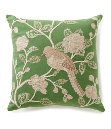 Villa by Noble Excellence Olivia Embroidered Square Pillow Dillards