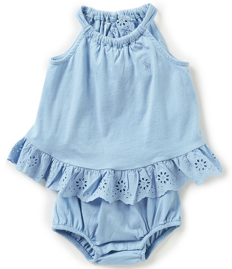 Ralph Lauren Childrenswear Baby Girls 3-24 Months Lightweight Cotton