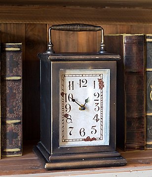 Park Hill Metal Cased Clock