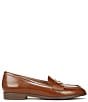 Color:Tan - Image 2 - 27 EDIT Georgiana Leather Slip-On Penny Loafers
